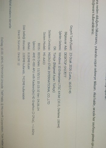 MSI DOKUNMATİK ALL.İN ONE - Görsel 4