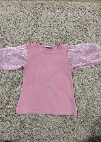 LCW Kız Çocuk Renkli ve Payetli Tişörtler - Görsel 6