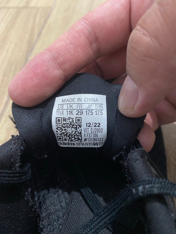 Siyah Adidas çocuk Spor Ayakkabı - Görsel 4