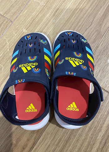 Çocuk Renkli Adidas Kaydırmaz Terlik - Görsel 2