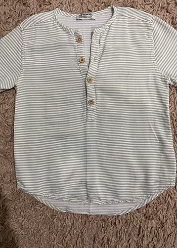 LCW Bej Çocuk Erkek Kısa Müslin Kollu Takım - Görsel 2