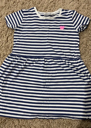 LCW Kız Çocuk Renkli Kısa Kollu Elbise - Görsel 3