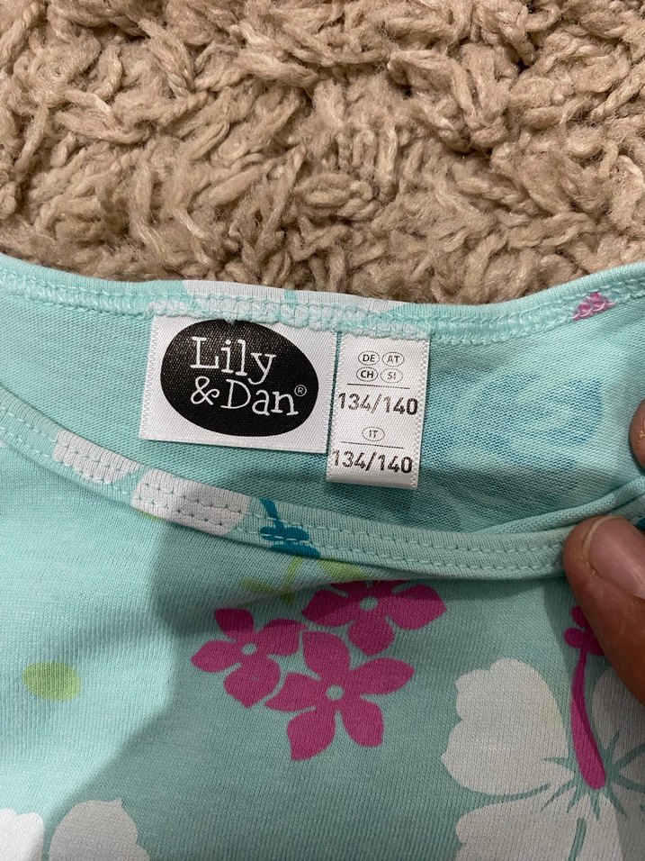 LCW Kız Çocuk Renkli Kısa Kollu Elbise - Görsel 4