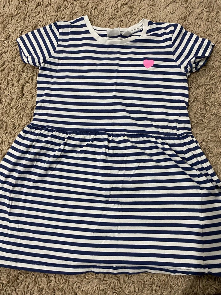 LCW Kız Çocuk Renkli Kısa Kollu Elbise - Görsel 3