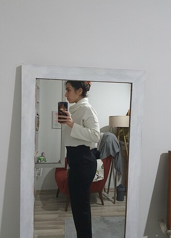38 Beden H&M KUMAS PANTOLON