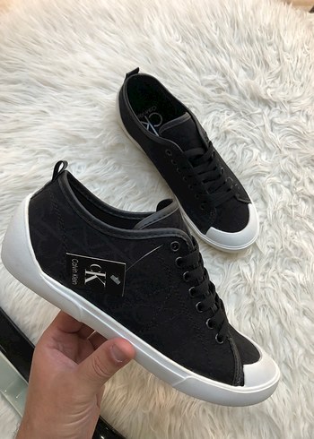Calvin Klein Siyah Monogramli Sneaker