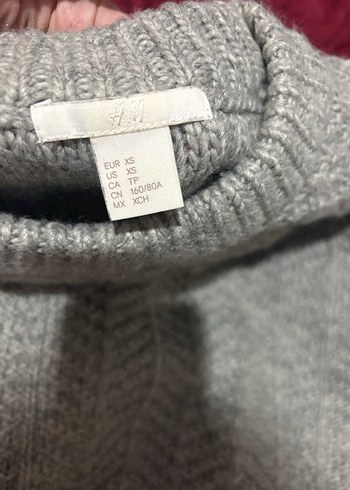 H&M Gri Örgü Kadın Kazak