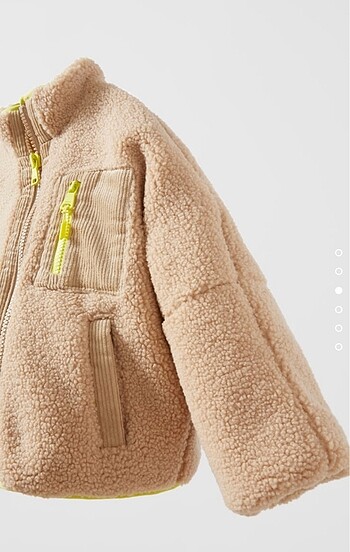 xs Beden camel Renk Zara şişme mont