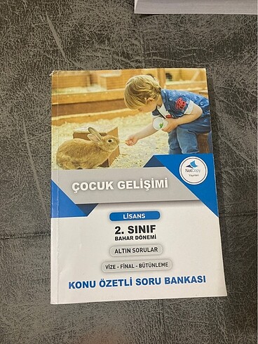 Çocuk gelişimi 2.sınıf lisans konu özetli soru bankası