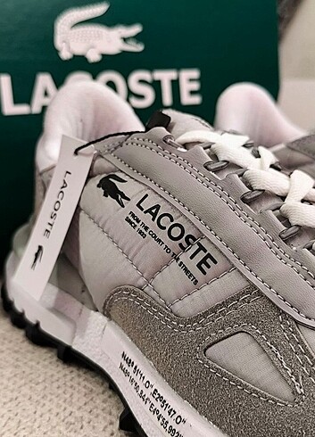 40 Beden ????????YENİ ÜRÜN???????? LACOSTE???? ELİTE ACTİVE PREMİUM GRİ