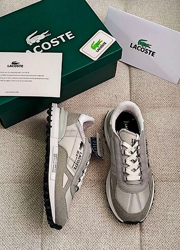 40 Beden gri Renk ????????YENİ ÜRÜN???????? LACOSTE???? ELİTE ACTİVE PREMİUM GRİ