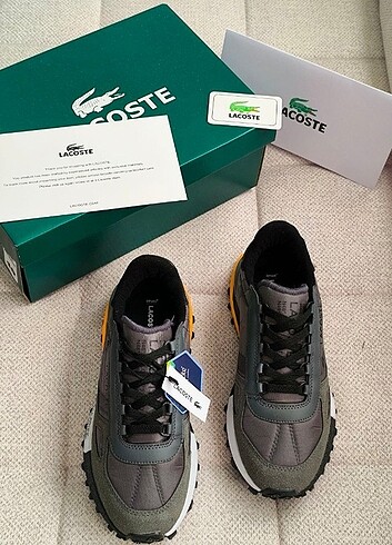 43 Beden haki Renk ????????YENİ ÜRÜN???????? LACOSTE???? ELİTE ACTİVE PREMİUM GRİ-