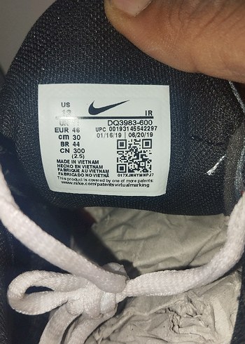 44 Beden kırmızı Renk Kırmızı Gri Bağcıklı Erkek Spor Ayakkabı