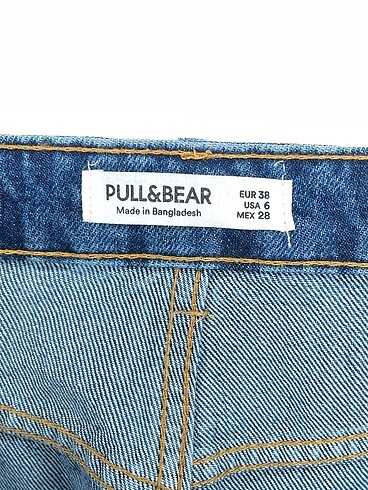 38 Beden mavi Renk Pull and Bear Mini Şort %70 İndirimli.