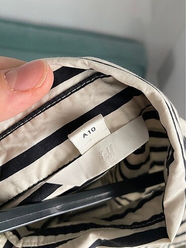 H&M hm çizgili gömlek
