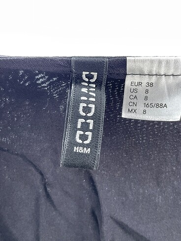 38 Beden siyah Renk H&M Kısa Elbise %70 İndirimli.