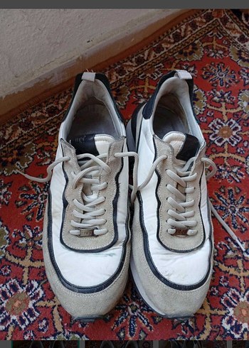 inci Retro Beyaz Siyah Sneaker