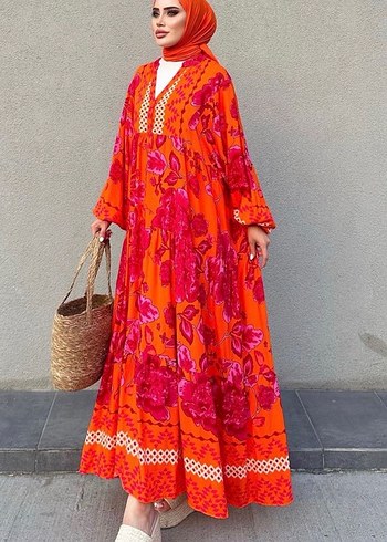 Tesettür elbise - Görsel 6