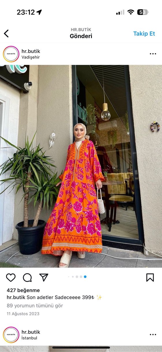 Tesettür elbise - Görsel 5