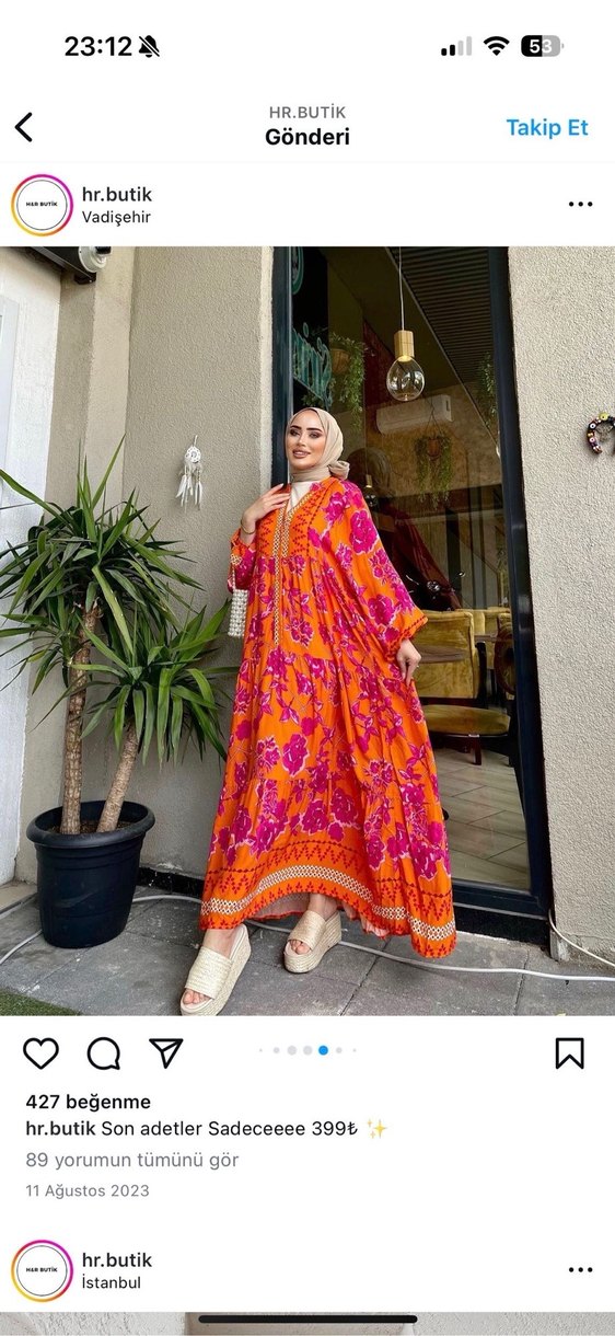 Tesettür elbise - Görsel 4