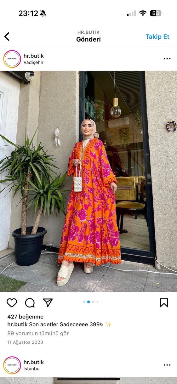 Tesettür elbise - Görsel 2