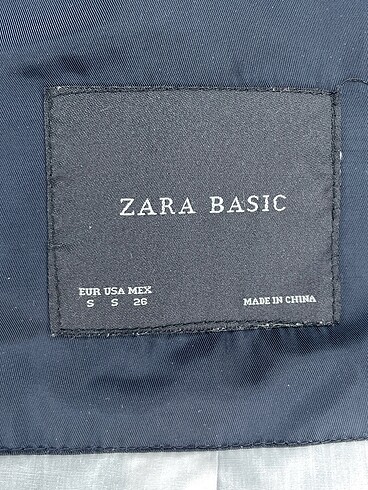 s Beden lacivert Renk Zara Trenchcoat %70 İndirimli.