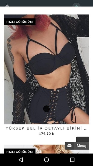l Beden çok tarz yüksek bel bikini