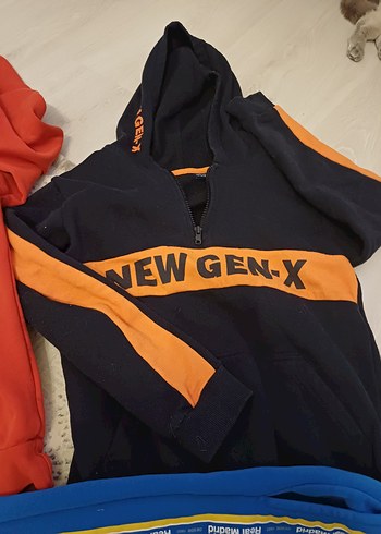 Renkli Baskılı Erkek Sweatshirt ve Eşofman Takımı - Görsel 4