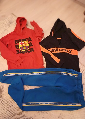 Renkli Baskılı Erkek Sweatshirt ve Eşofman Takımı - Görsel 2