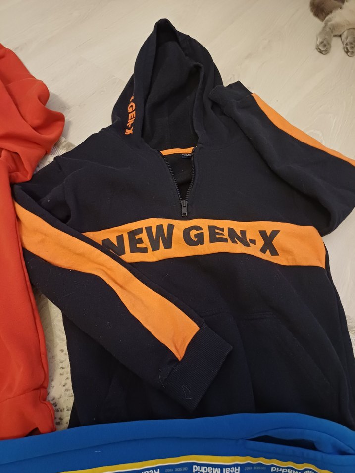 Renkli Baskılı Erkek Sweatshirt ve Eşofman Takımı - Görsel 4