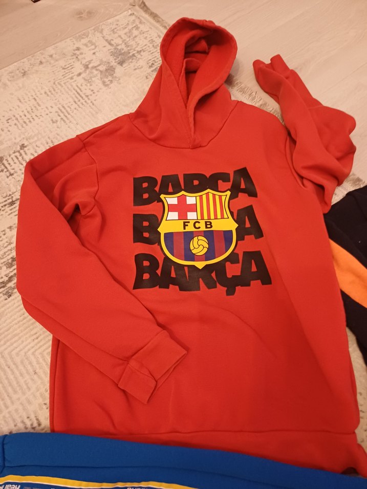 Renkli Baskılı Erkek Sweatshirt ve Eşofman Takımı - Görsel 3