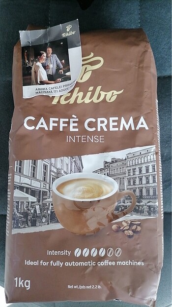 Tchibo caffe crema çekirdek kahve