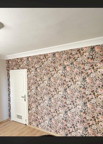 Diğer Romantik Pastel Cicekli Duvar Kagidi