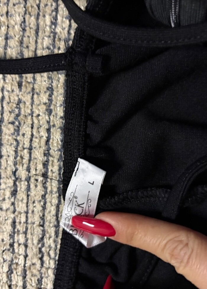 uzun tulum siyah - Görsel 4