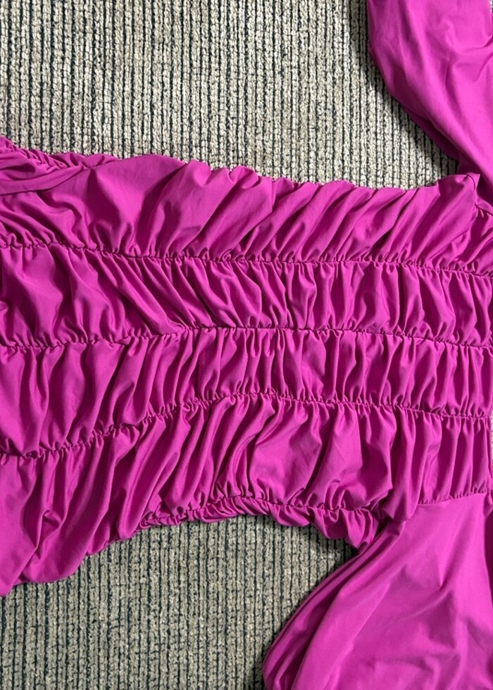 pembe elbise dantelli - Görsel 2