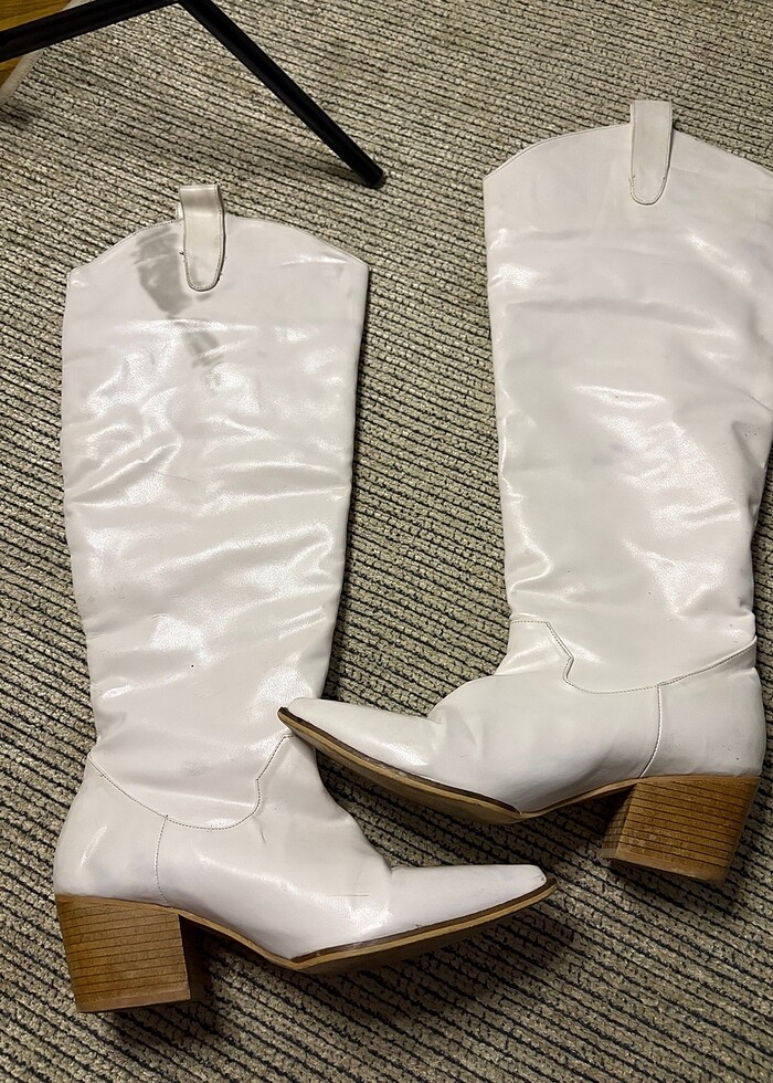 beyaz cizme - Görsel 5