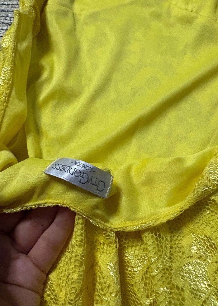 sari elbise - Görsel 5