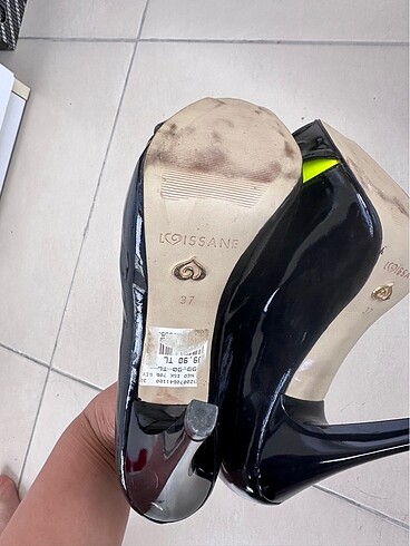 Çok şık topuklu ithal ayakkabı - Görsel 5