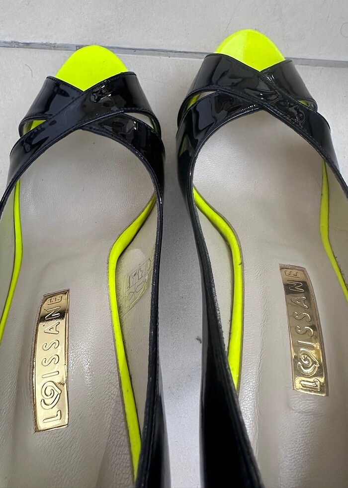 Çok şık topuklu ithal ayakkabı - Görsel 4