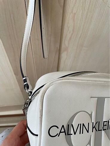 Beden beyaz Renk calvin klein jeans çanta