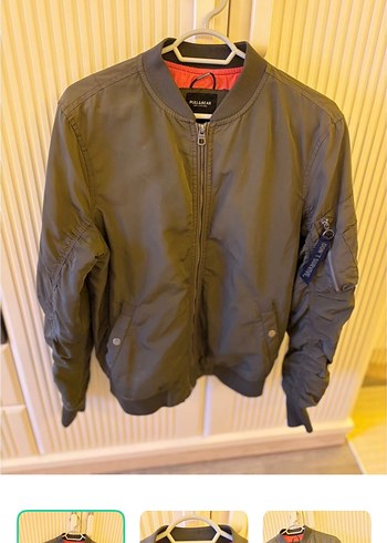 Pull and Bear Haki Bomber Ceket