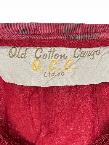38 Beden bordo Renk Old Cotton Cargo Mini Etek %70 İndirimli.