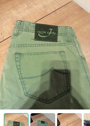 Jacob Cohen Acik Yesil Denim Pantolon