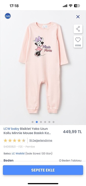 LC Waikiki LCW Bebek tulum