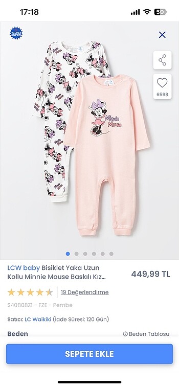 LCW Bebek tulum