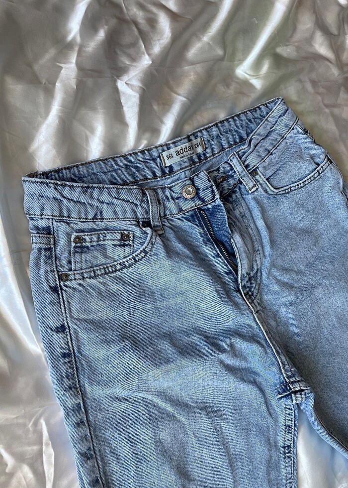 Addax kot pantolon mavi mom jean - Görsel 2