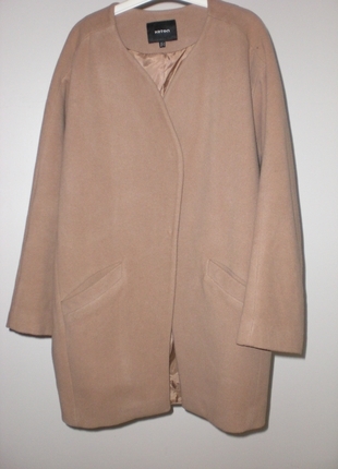 Camel rengi oversize kaban