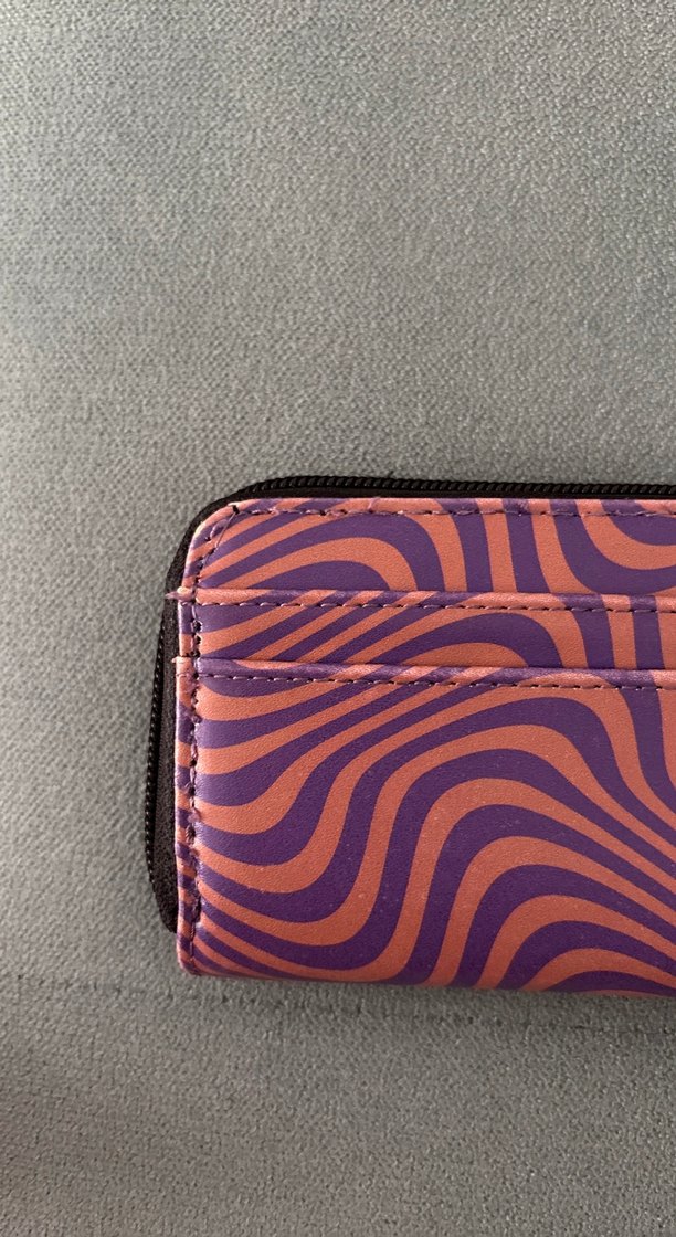 Mor-Pembe Dalgalı Mini Cüzdan — görsel 7/11