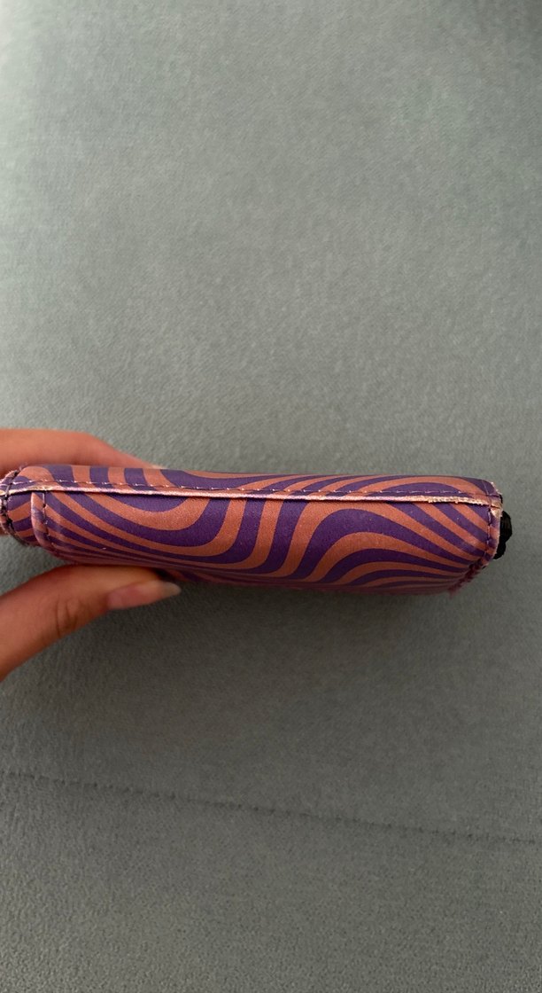 Mor-Pembe Dalgalı Mini Cüzdan — görsel 4/11