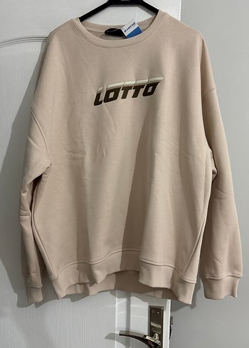 Lotto Bej Oversize Sweatshirt